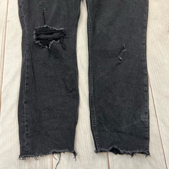NWOT Abercrombie & Fitch The Skinny High Rise Curve Love Black 34/18 Long Jeans - Picture 3 of 8